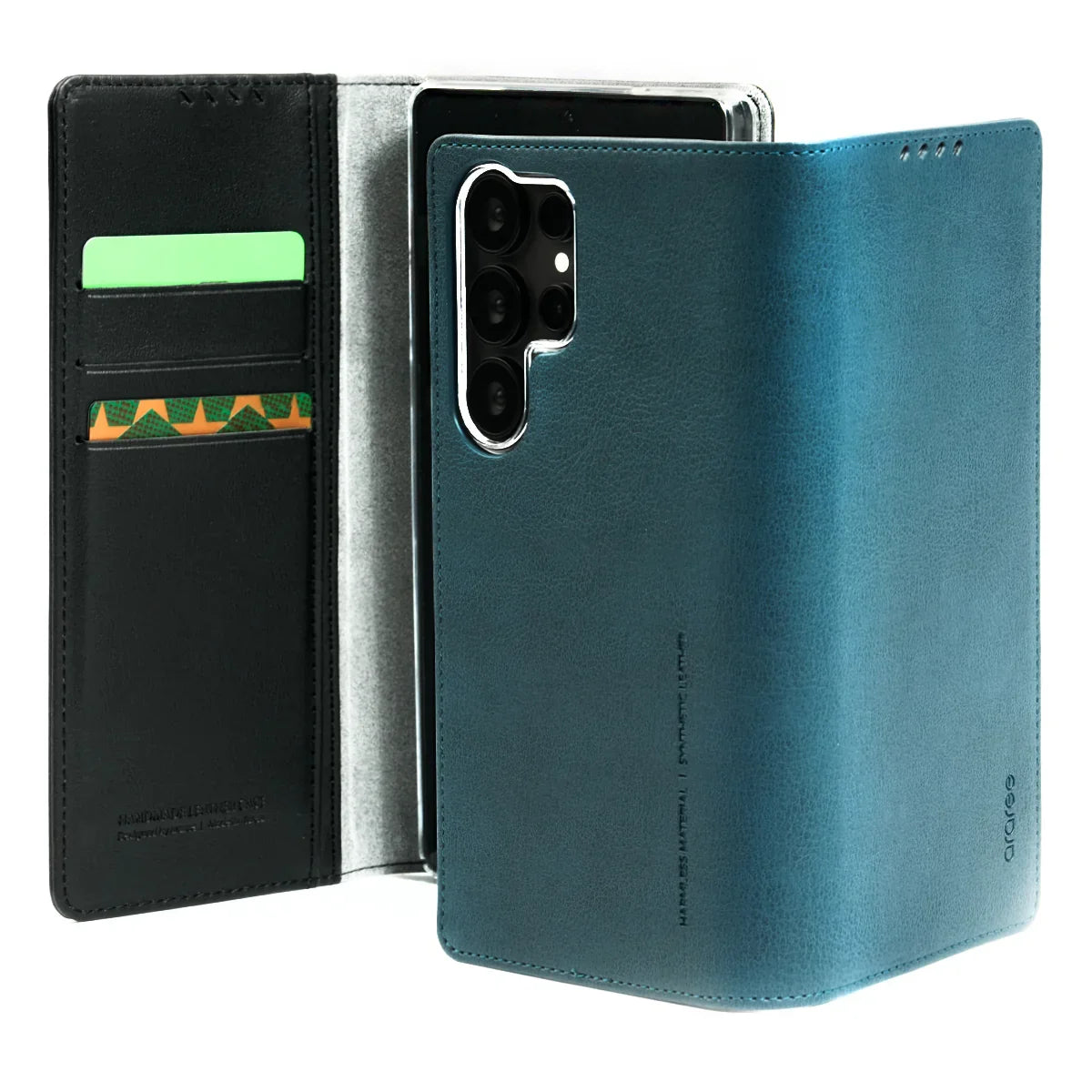 Araree Samsung S25 Ultra Mustang Diary Case - Black - Tashqila Araree Samsung S25 Ultra Mustang Diary Case - Black - Tashqila